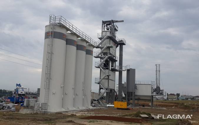 Б/У стационарный асфальтный завод Ammann 240 т/ч, 2018 г. в.