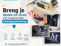 Breng je ideeën tot leven met hoogwaardige kledingbedrukking!