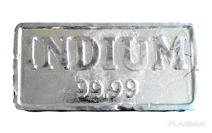 Indium in barren | Metall Indium Marke InOO GOST 10297-94