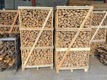 Kiln-Dried Birch Firewood in Wooden Boxes | KD Birch Logs in Crates - фото 1