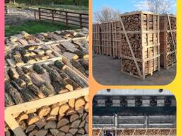 Kiln-Dried Oak &amp; Ash Firewood in Wooden Boxes | KD Oak &amp; Ash Logs in Crates