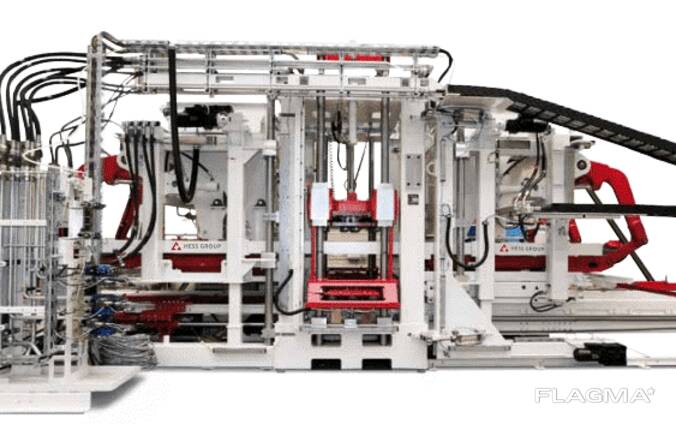 Used Hess Multimat RH 1000 block line (1200 m2), manufactured in 2008.