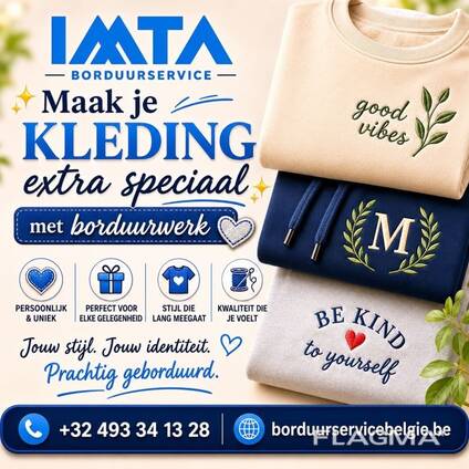 Maak je kleding extra speciaal met kleren borduren