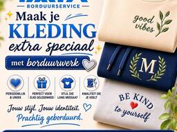 Maak je kleding extra speciaal met kleren borduren