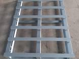 Паллеты оцинкованные металлические четырехсторонние - фото 1