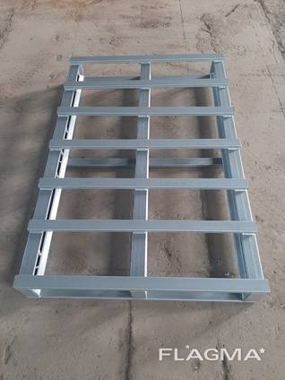 Паллеты оцинкованные металлические четырехсторонние