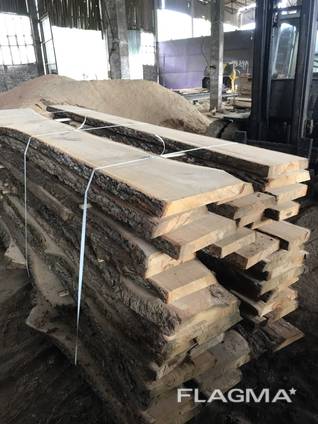 Planche de chêne non taillée