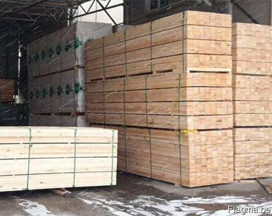 Square-sawn timber of any section, брус, сосна
