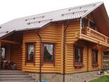 Сруб дома, бани из оцилиндрованного бревна - фото 8