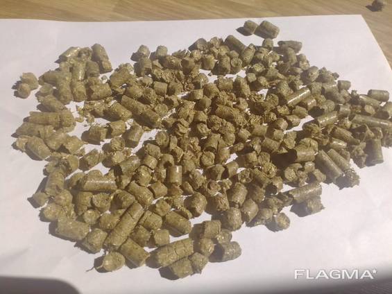Wheat Straw Pellets, 8 mm