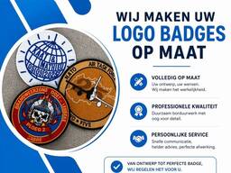Wij Maken uw Logo Badges op Maat